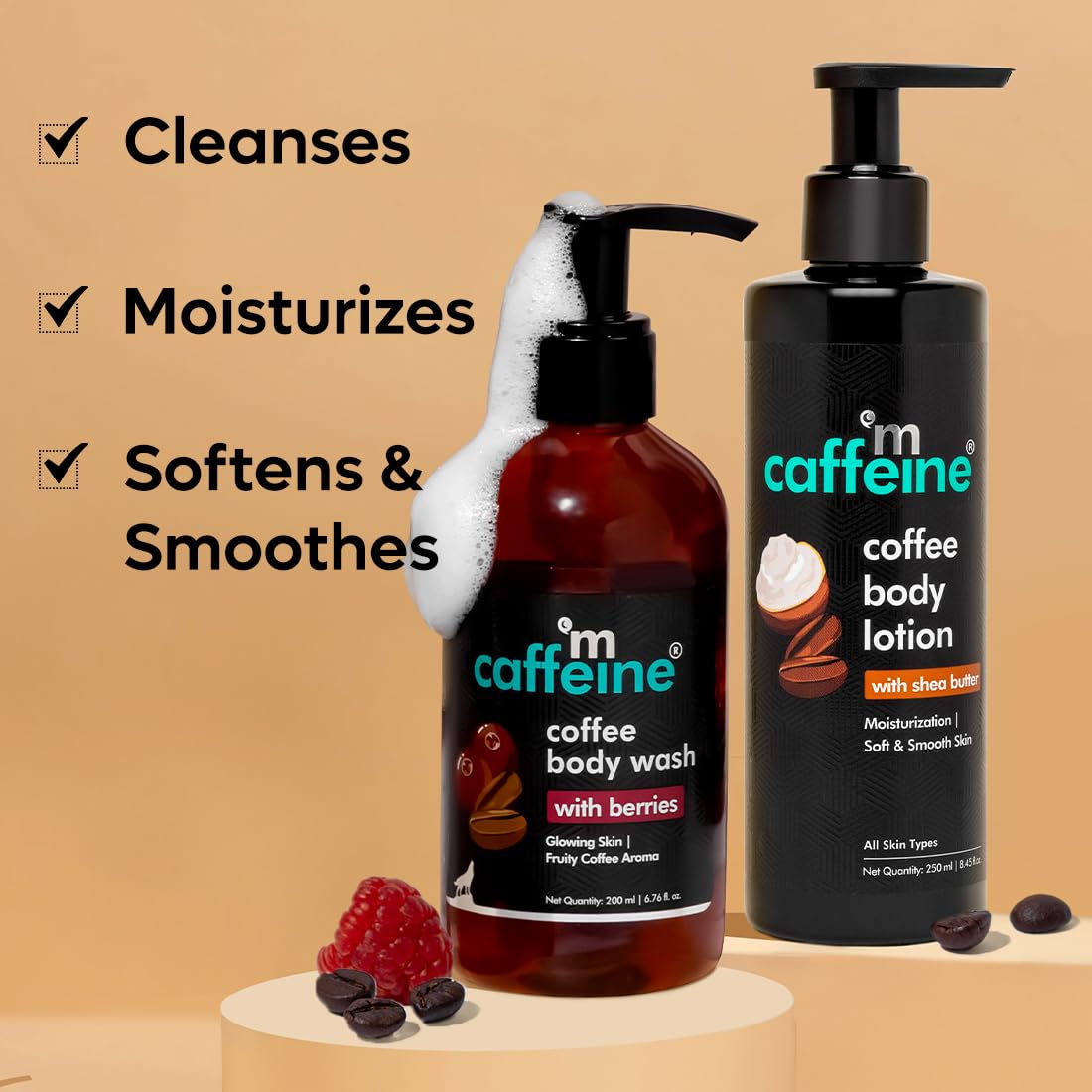 mCaffeine Daily Cleanse and moisturize Kit