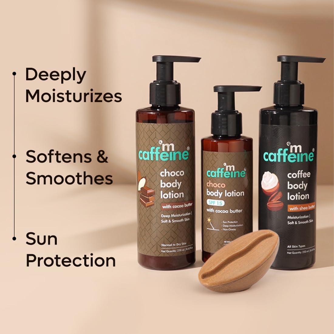 mCaffeine Irresistible Skin Trio with Free Soap