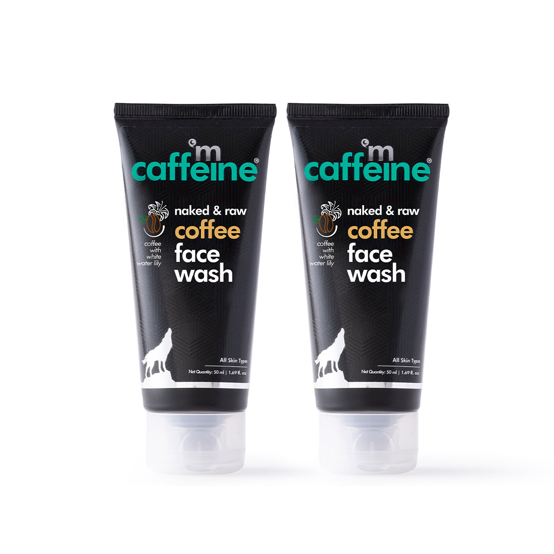 mCaffeine Coffee Face Wash Pack of 2 (50ml)