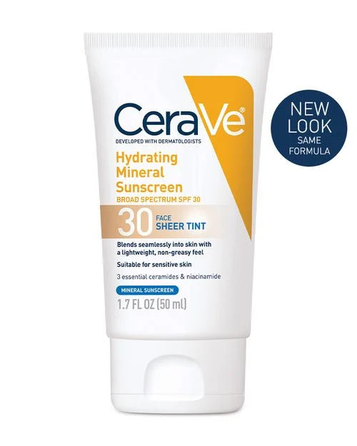 Hydrating Mineral Sunscreen SPF 30 Face Sheer Tint - 50 ml