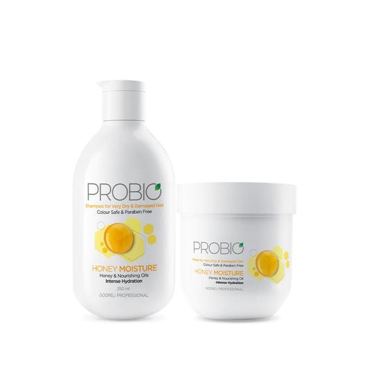 Probio Honey Moisture Duo (250ml, 200g) | FOR DRY AND DAMAGED HAIR