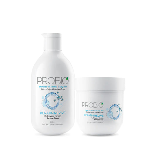 Probio Keratin revive Duo (250ml, 200g) | FOR NORMAL TO DRY HAIR