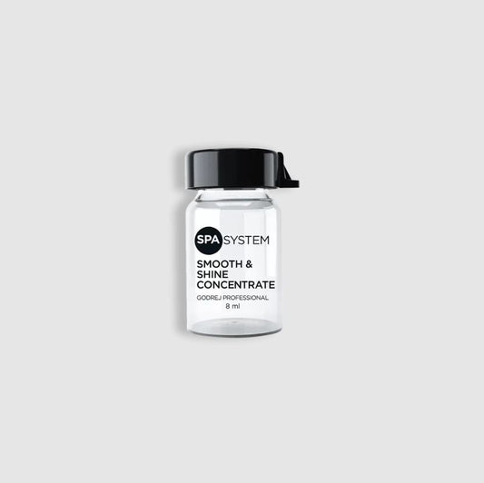 Spa System Smooth & Shine Concentrate - For dry, frizzy hair - 6 Ampoules x 8ml