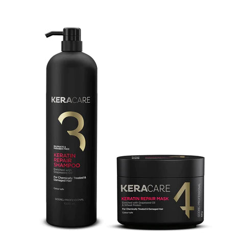 Keracare Keratin Repair Combo (1000ml, 500g)