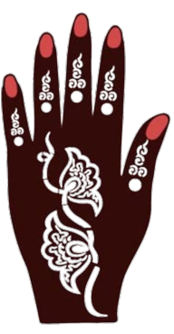 Beautiful Henna Stencils - Both Hands/ Mehendi Designs/ Mehendi DIY Stencil - C100