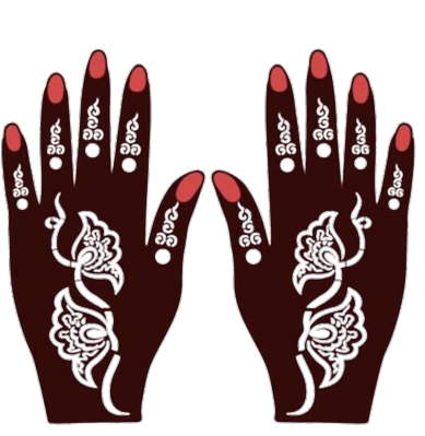Beautiful Henna Stencils - Both Hands/ Mehendi Designs/ Mehendi DIY Stencil - C100