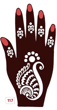Beautiful Henna Stencils - Both Hands/ Mehendi Designs/ Mehendi DIY Stencil - C117