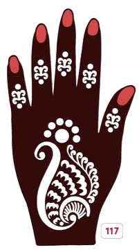 Beautiful Henna Stencils - Both Hands/ Mehendi Designs/ Mehendi DIY Stencil - C117