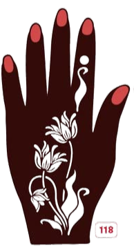Beautiful Henna Stencils - Both Hands/ Mehendi Designs/ Mehendi DIY Stencil - C118