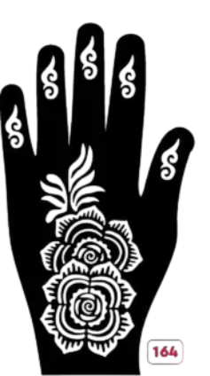 Beautiful Henna Stencils - Both Hands/ Mehendi Designs/ Mehendi DIY Stencil -C164