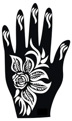 Beautiful Henna Stencils - Both Hands/ Mehendi Designs/ Mehendi DIY Stencil -C61