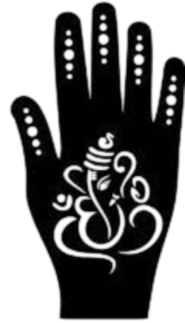 Beautiful Henna Stencils - Both Hands/ Mehendi Designs/ Mehendi DIY Stencil -C64