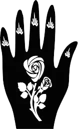 Beautiful Henna Stencils - Both Hands/ Mehendi Designs/ Mehendi DIY Stencil -C75