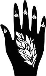 Beautiful Henna Stencils - Both Hands/ Mehendi Designs/ Mehendi DIY Stencil -C78