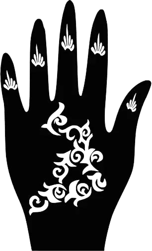 Beautiful Henna Stencils - Both Hands/ Mehendi Designs/ Mehendi DIY Stencil - C85