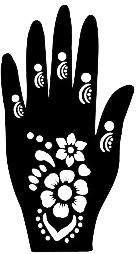 Beautiful Henna Stencils - Both Hands/ Mehendi Designs/ Mehendi DIY Stencil -C98