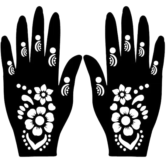 Beautiful Henna Stencils - Both Hands/ Mehendi Designs/ Mehendi DIY Stencil -C98