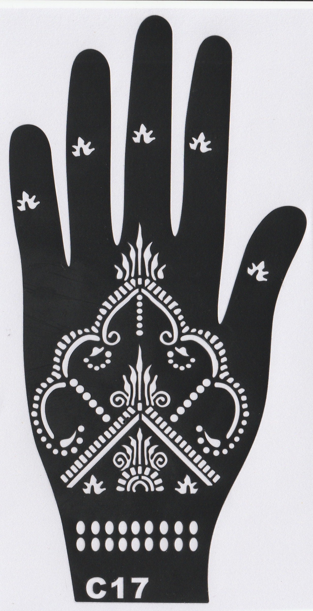 Beautiful Henna Stencils - Both Hands/ Mehendi Designs/ Mehendi DIY Stencil - C17