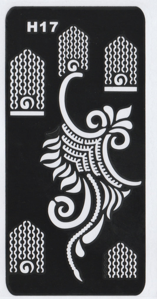 Beautiful Henna Stencils Patterns - Patterns/ Mehendi Designs/ Mehendi DIY Stencil - H17