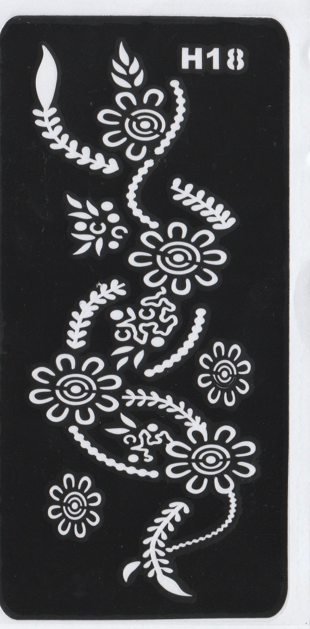 Beautiful Henna Stencils Patterns - Patterns/ Mehendi Designs/ Mehendi DIY Stencil - H18