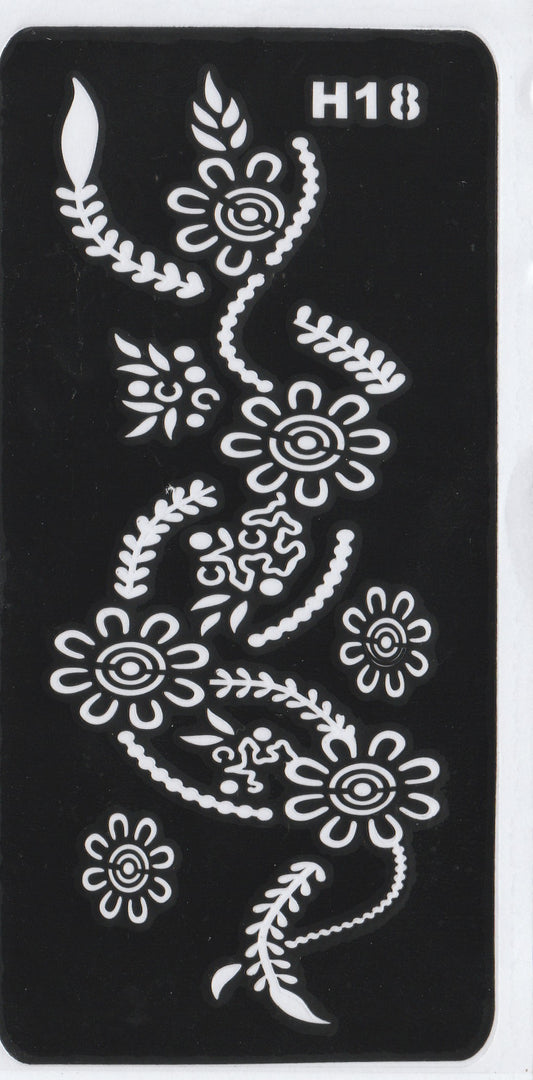 Beautiful Henna Stencils Patterns - Patterns/ Mehendi Designs/ Mehendi DIY Stencil - H18