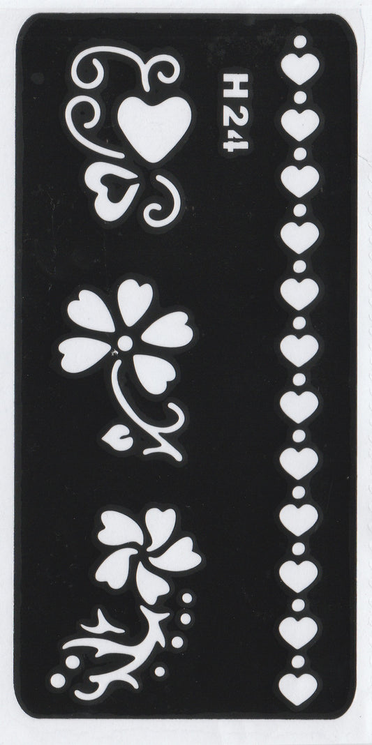 Beautiful Henna Stencils Patterns - Patterns/ Mehendi Designs/ Mehendi DIY Stencil - H24