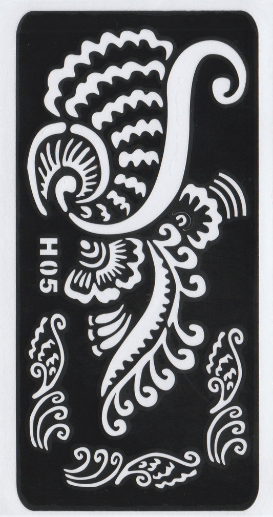 Beautiful Henna Stencils Patterns - Patterns/ Mehendi Designs/ Mehendi DIY Stencil - H05