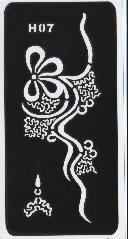 Beautiful Henna Stencils Patterns - Patterns/ Mehendi Designs/ Mehendi DIY Stencil - H07
