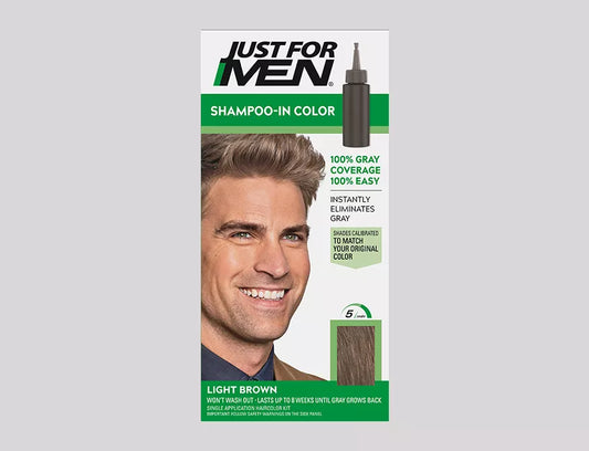 Just For Men Shampoo-in Color - Light Brown (H-25)