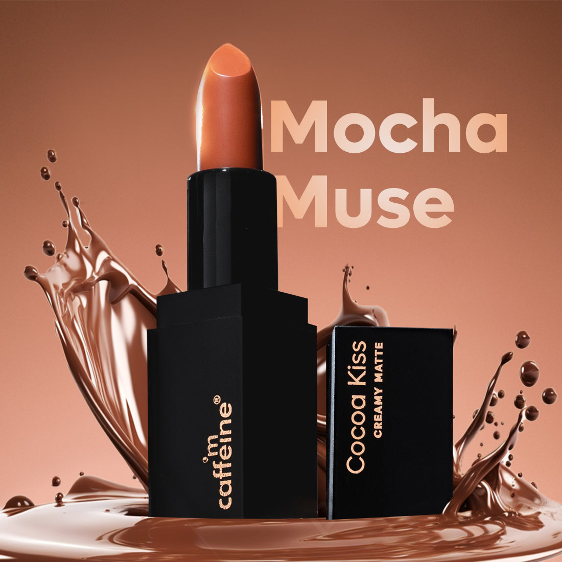 mCaffeine Cocoa Kiss Creamy Matte Lipstick - Mocha Muse