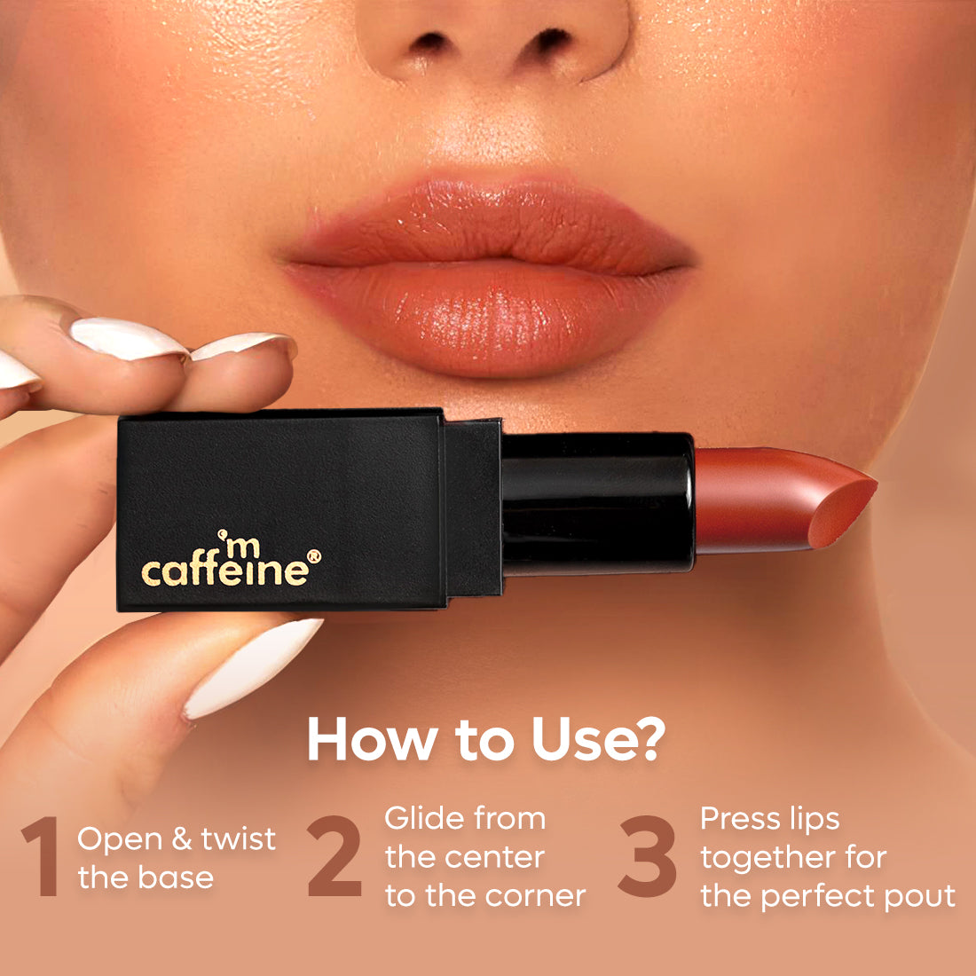 mCaffeine Cocoa Kiss Creamy Matte Lipstick - Mocha Muse