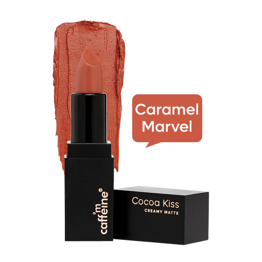mCaffeine Cocoa Kiss Creamy Matte Lipstick - Caramel Marvel