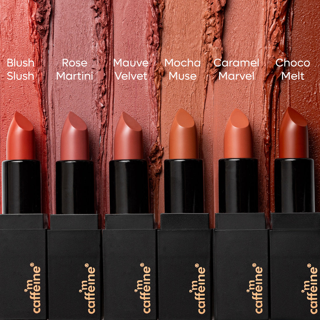 mCaffeine Cocoa Kiss Creamy Matte Lipstick - Caramel Marvel