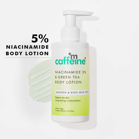 mCaffeine Green Tea & 5% Niacinamide Serum Body Lotion - 200 ml