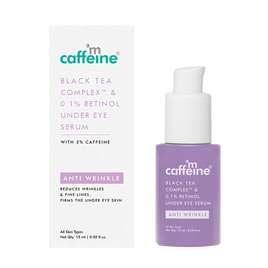 mCaffeine Black Tea Complex™ & 0.1% Retinol Under Eye Serum - 15ml