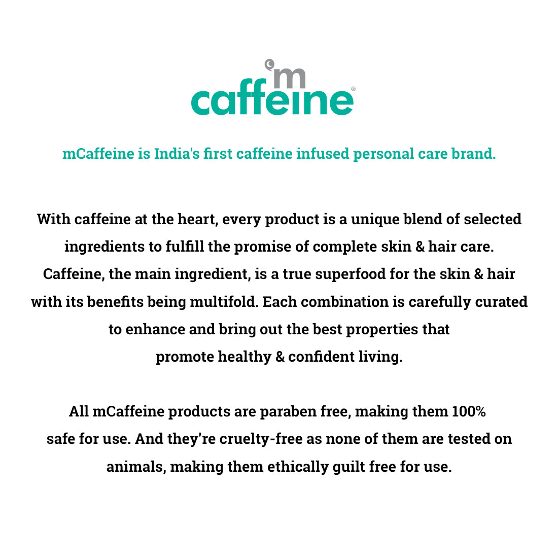 mCaffeine Coconut Cream Body Wash with Calming Coconut Aroma, Mildly Cleansing for Soft & Smooth Skin - 300 ml