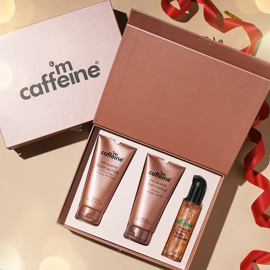 mCaffeine Shimmer & Glow Body Gift Kit