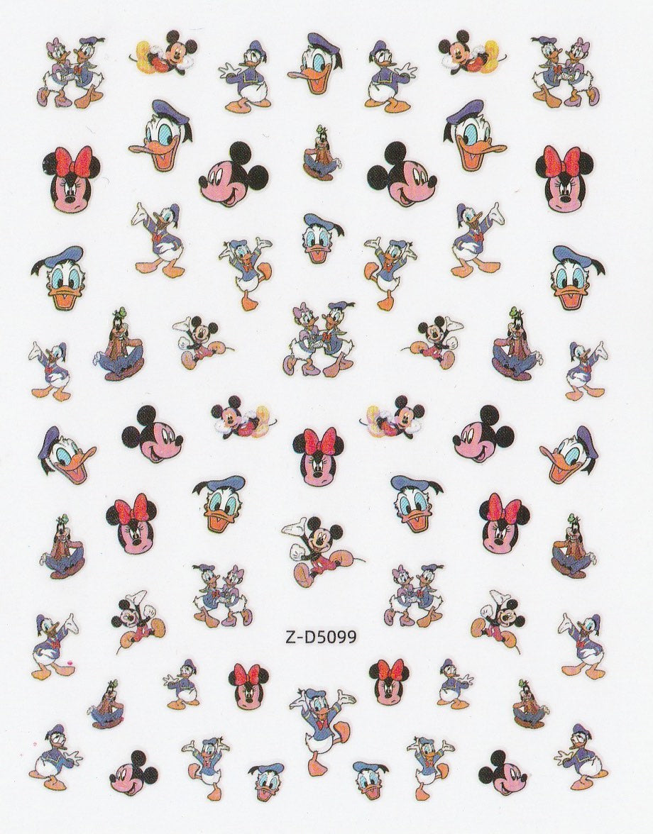 3D Self-Adhesive Nail Art Stickers - Donald D5099