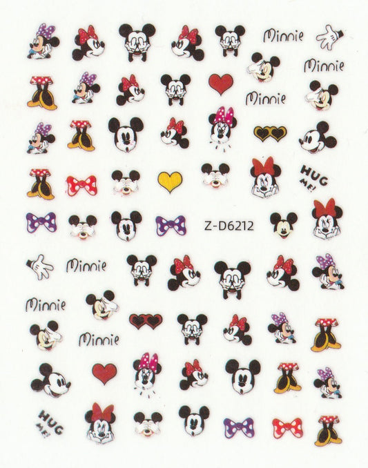 3D Self-Adhesive Nail Art Stickers - Mickey D6212