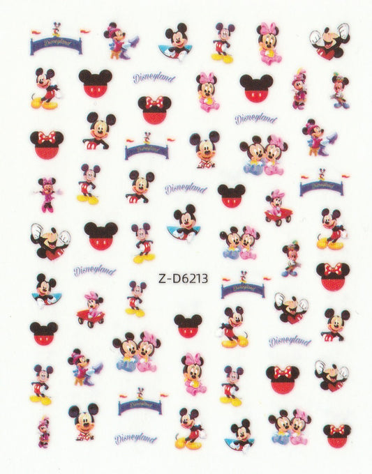 3D Self-Adhesive Nail Art Stickers - Mickey D6213