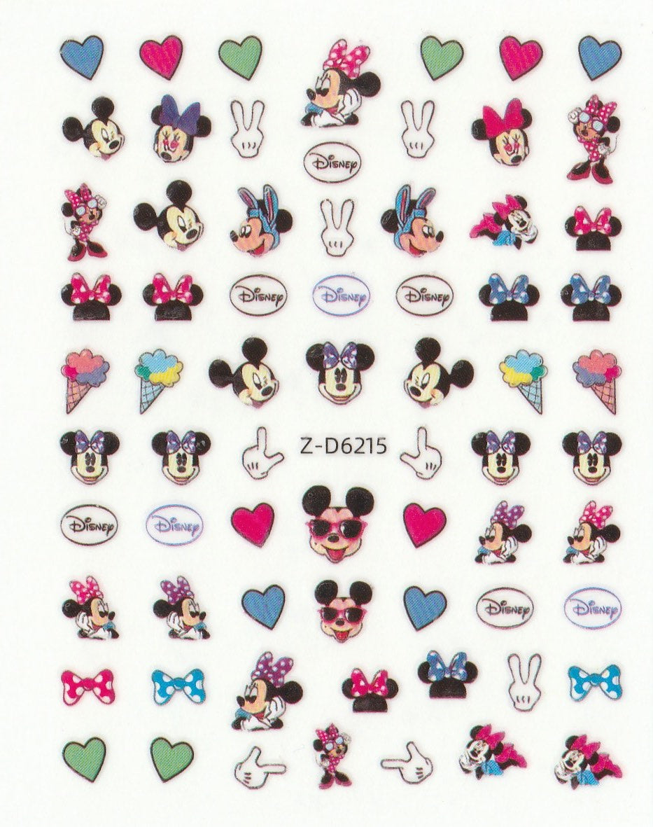 3D Self-Adhesive Nail Art Stickers - Mickey D6215