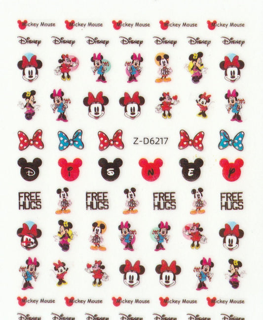 3D Self-Adhesive Nail Art Stickers - Mickey D6217