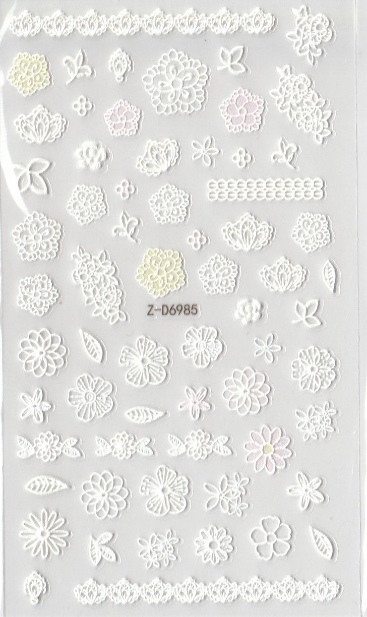 5D Self-Adhesive Nail Art Stickers - Design D6985