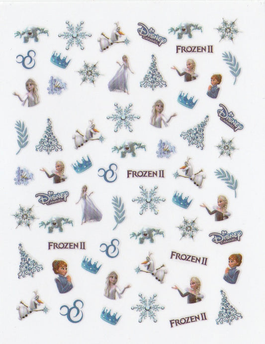 3D Self-Adhesive Nail Art Stickers - Frozen 7314