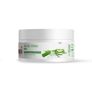 Aloe Vera Gel: With Organic Glycerine | Moisturizer for Women and Men | Aloe Vera Gel for Face and Hair | 100% American Certified Organic | Sulphate & Paraben-free - 200gm