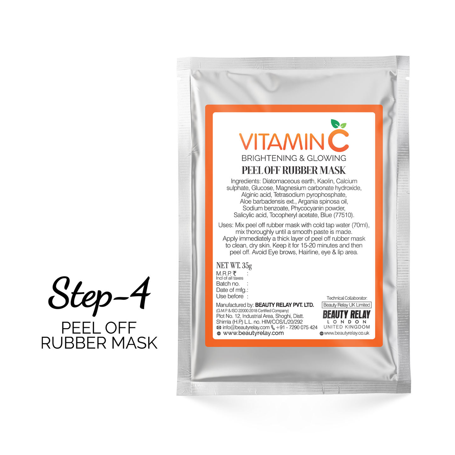 Vitamin C Facial Kit With Peel-Off Rubber Mask