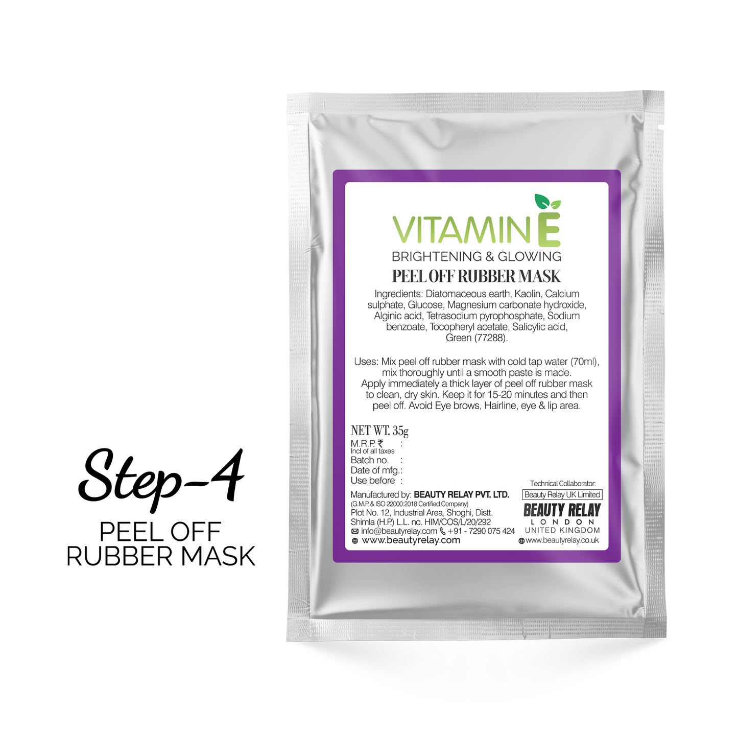 Vitamin E Facial Kit With Peel Off Rubber Mask