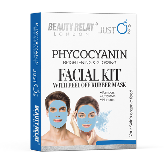 Phycocyanin Facial Kit With Peel-Off Rubber Mask