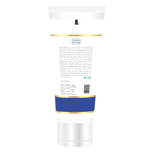 Purusham De-Grease Face Wash - 100 ml