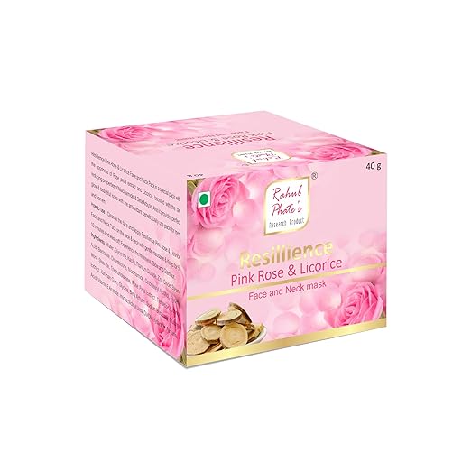 Resillience Pink Rose & Licorice Face and Neck mask - 40 gm